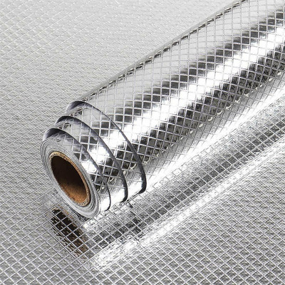 Shelzi Abstract Silver Wallpaper(200 cm x 60 cm)