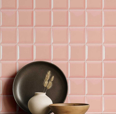 S4Sassy Vinyl Abstract Orange Wallpaper(L x W: 304 cm x 63 cm)
