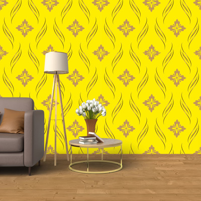 We Kreate Vinyl Decorative Red Wallpaper(L x W: 255 cm x 45 cm)