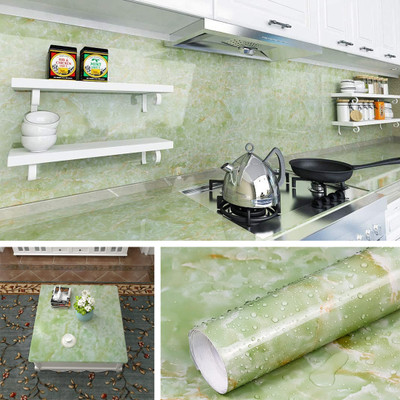 Wallcol Vinyl Abstract Green Wallpaper(L x W: 200 cm x 60 cm)
