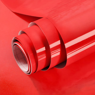 VELLUMTRO Vinyl Decorative Red Wallpaper(L x W: 152 cm x 60 cm)