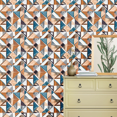 Guru Production Architecture Grey Wallpaper(244 cm x 41 cm)