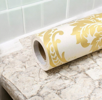 vintaze Vinyl Abstract Multicolor Wallpaper(L x W: 601 cm x 45 cm)