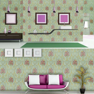 WallBerry Vinyl Abstract Multicolor Wallpaper(L x W: 500 cm x 40 cm)