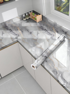 Floppy Vinyl Decorative White Wallpaper(L x W: 60 cm x 200 cm)