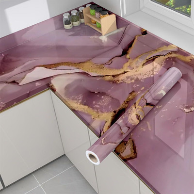 GMEE Vinyl Animation & Cartoons Pink, Gold Wallpaper(L x W: 60 cm x 200 cm)