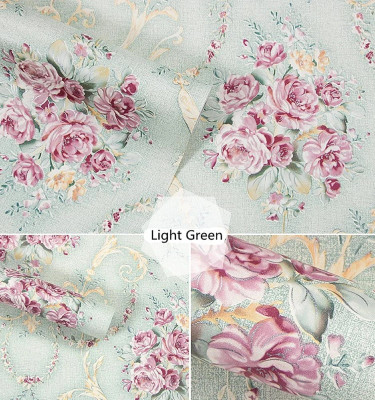 KAAF Vinyl Abstract Green Wallpaper(L x W: 500 cm x 45 cm)