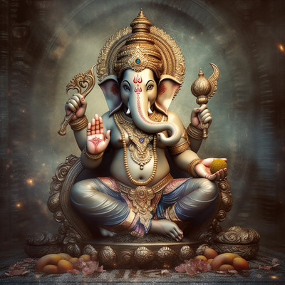 illusion Religious Multicolor Wallpaper(45 cm x 45 cm)
