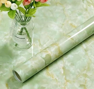 Yugam Vinyl Classics Green Wallpaper(L x W: 200 cm x 60 cm)