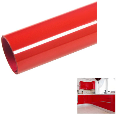 SUPERFAB Decorative Red Wallpaper(208.28 cm x 60 cm)