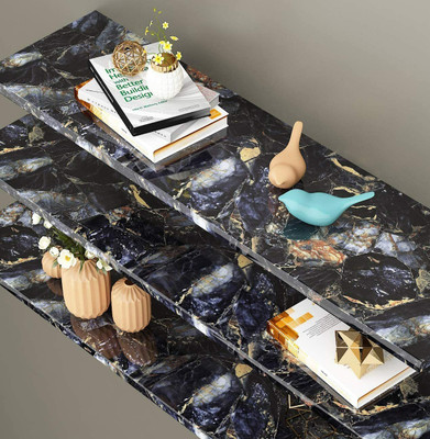 Laptraded Vinyl Nature Black Wallpaper(L x W: 200 cm x 60 cm, Pack of 2)
