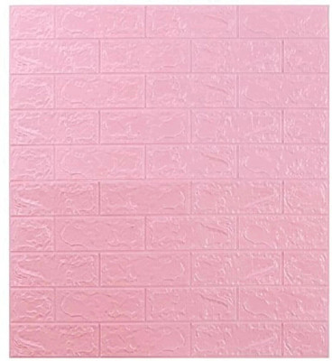 Ingorala Embossed Abstract Pink Wallpaper(L x W: 70 cm x 77 cm)