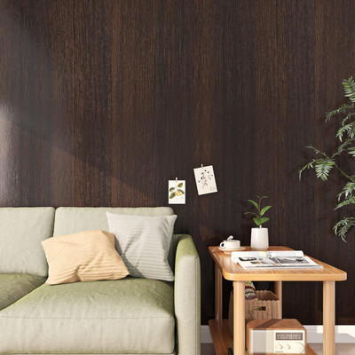 LusticHome Vinyl Abstract Black Wallpaper(L x W: 1000 cm x 45 cm)