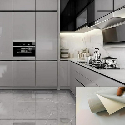 SUPERFAB Decorative Grey Wallpaper(190.5 cm x 60 cm)