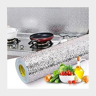 Aman Enterprises Foils Classics Silver Wallpaper(L x W: 200 cm x 60 cm)