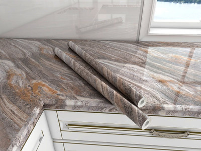 PUJARAMCREATION Abstract Grey Wallpaper(60 cm x 200 cm)