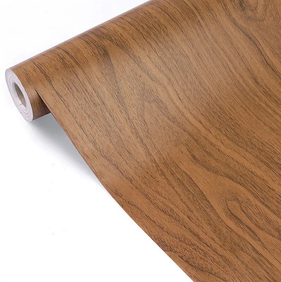 Maefele 304 cm Brown Wood Like Self Adhesive PVC Easy to Install Wallpaper Self Adhesive Sticker(Pack of 1)