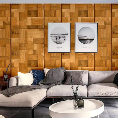 VI COLLECTIONS Vinyl Decorative Brown Wallpaper(L x W: 200 cm x 45 cm)