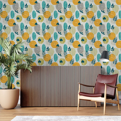 texoro Decorative Yellow Wallpaper(230 cm x 41 cm)