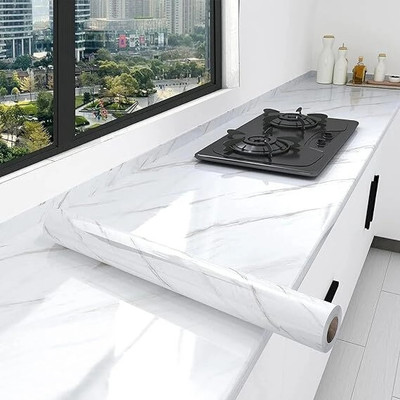 MOOZICO Abstract White Wallpaper(200 cm x 60 cm)