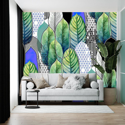wallpics Vinyl Abstract Multicolor Wallpaper(L x W: 200 cm x 35 cm)