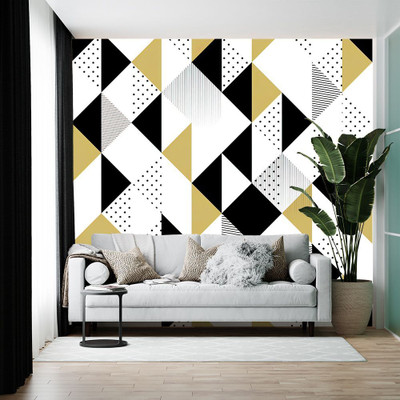 wallpics Vinyl Abstract Multicolor Wallpaper(L x W: 200 cm x 35 cm)