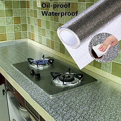 Decoreehouse Vinyl Classics Silver Wallpaper(L x W: 240 cm x 40 cm)