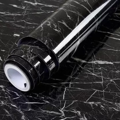 Heen Fab Foils Abstract Black Wallpaper(L x W: 200 cm x 60 cm)