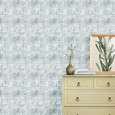 Guru Production Architecture Blue Wallpaper(244 cm x 41 cm)