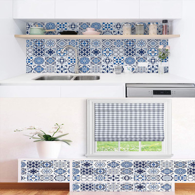 SOJITRA EXPORT Abstract Blue Wallpaper(200 cm x 60 cm)