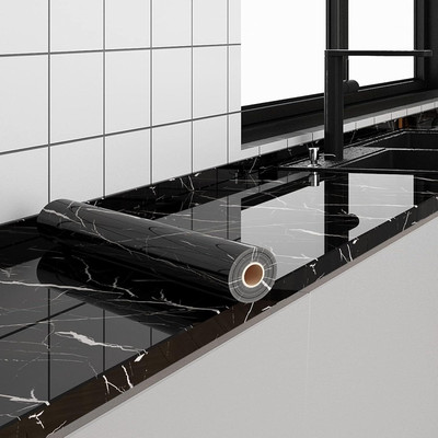 ORYA Vinyl Classics Black Wallpaper(L x W: 200 cm x 60 cm)