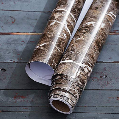 Amezia Paper Classics Brown Wallpaper(L x W: 200 cm x 60 cm)