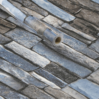 pixer Vinyl Abstract Multicolor Wallpaper(L x W: 600 cm x 40 cm)