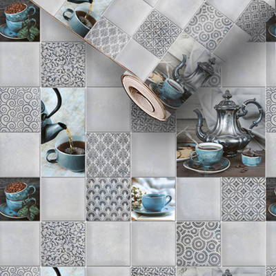 ADM Vinyl Decorative Multicolor Wallpaper(L x W: 160 cm x 40 cm, Pack of 2)