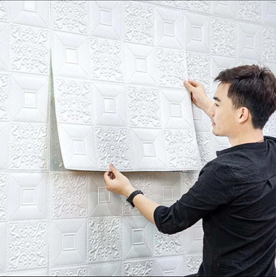 mdskart Architecture White Wallpaper(77 cm x 70 cm)