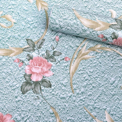 HOMEMATES Floral & Botanical Multicolor Wallpaper(304.8 cm x 45.72 cm)