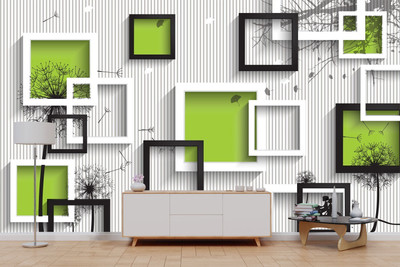 Walldaddyy Vinyl Decorative Multicolor Wallpaper(L x W: 304 cm x 40 cm)