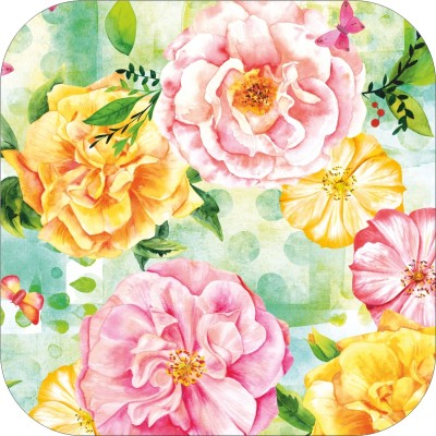 DecorWear Floral & Botanical Multicolor Wallpaper(300 cm x 40 cm)