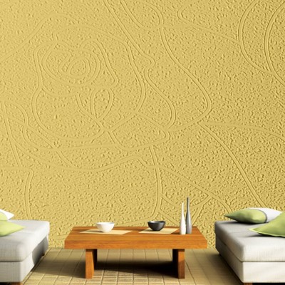 JAAMSO ROYALS Decorative Yellow Wallpaper(200 cm x 60 cm)