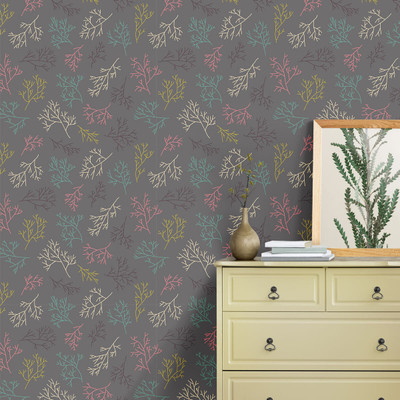 Guru Production Architecture Grey Wallpaper(244 cm x 41 cm)