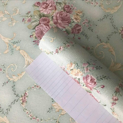 NuWallpaper Vinyl Floral & Botanical Green, Pink Wallpaper(L x W: 45 cm x 300 cm)