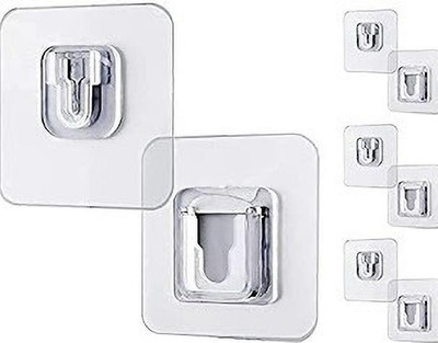 SEAHAVEN Pack of 6 Pairs Self Adhesive Double-Sided Male Female Wall Hooks MFx6.37 Hook 6(Pack of 1)