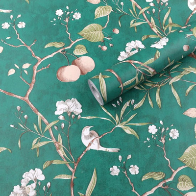 JAAMSO ROYALS Vinyl Nature Multicolor Wallpaper(L x W: 200 cm x 45 cm)