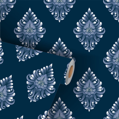 We Kreate Vinyl Decorative Multicolor Wallpaper(L x W: 250 cm x 45 cm)
