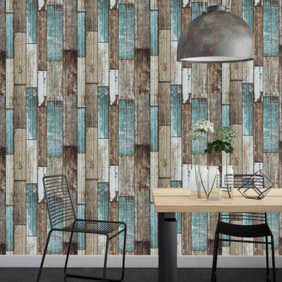 Peijinsart Decorative Brown Wallpaper(77 cm x 70 cm)