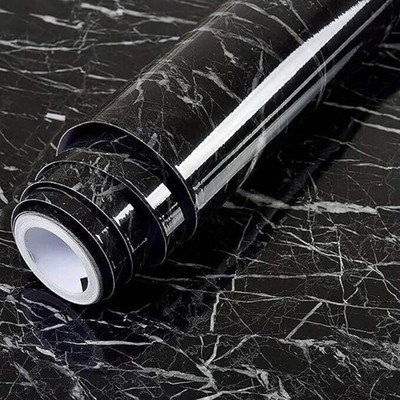 Goting Abstract Black Wallpaper(60 cm x 200 cm)