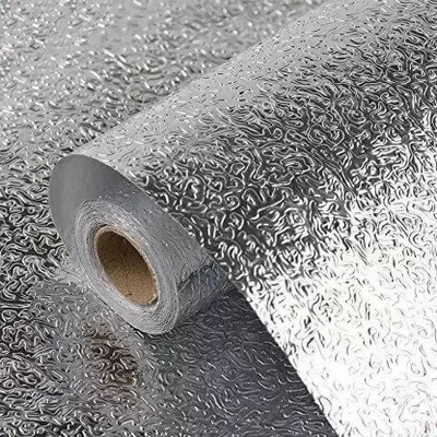 Uratech Abstract Silver Wallpaper(500 cm x 60 cm)