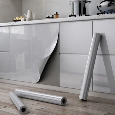 ONETON Decorative Grey Wallpaper(60 cm x 127 cm)