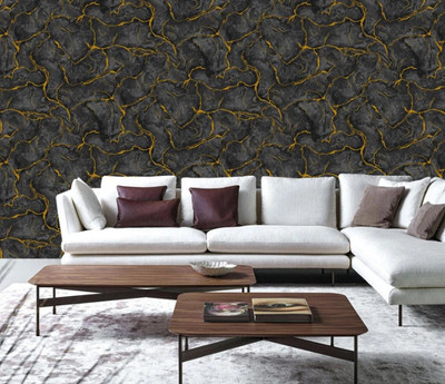 Assbri Vinyl Classics Grey Wallpaper(L x W: 600 cm x 45 cm)