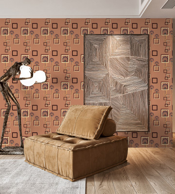 SARVARI Vinyl Abstract Multicolor Wallpaper(L x W: 250 cm x 45 cm)